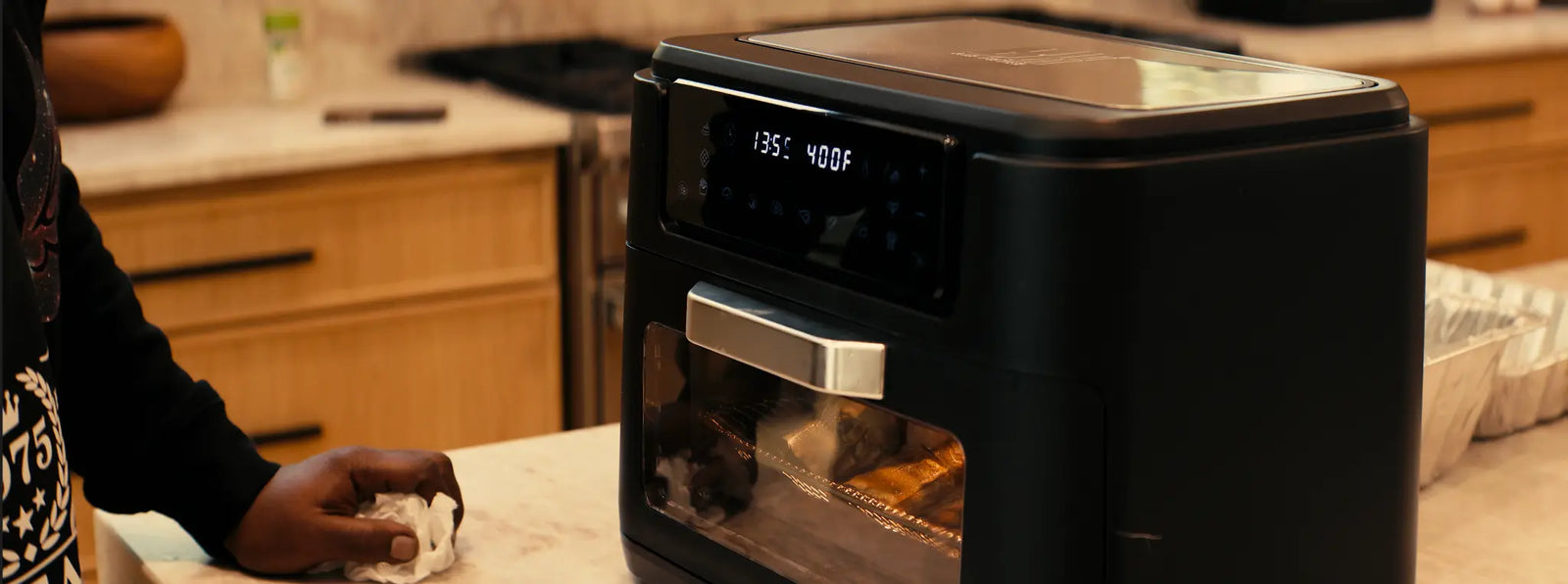Big Boi Air Fryer on a kitchen counter