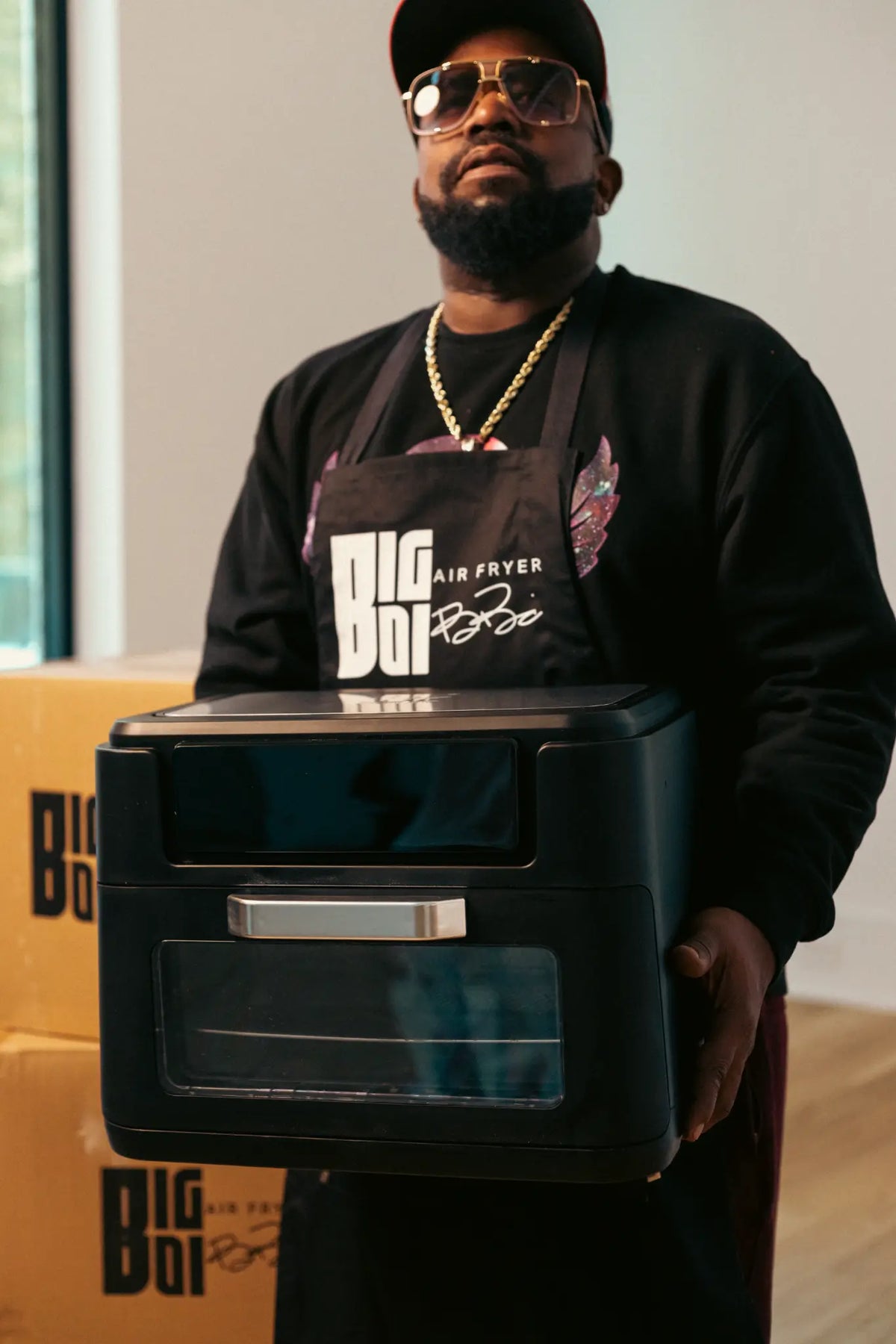 Big Boi with the Big Boi Air Fryer